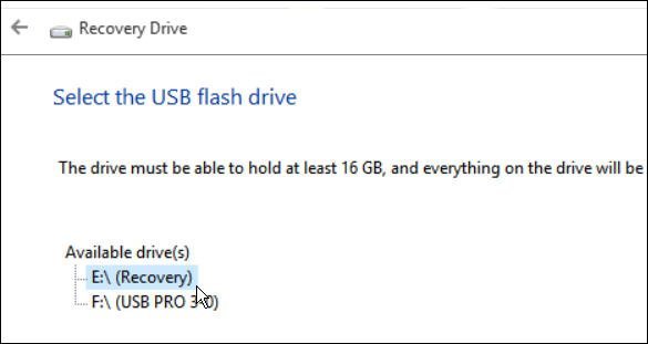 create a windows 10 recovery usb from another computer