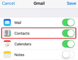 Gmail Contacts Sync