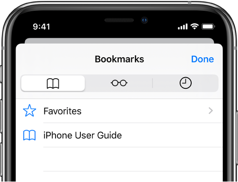 Safari Bookmarks